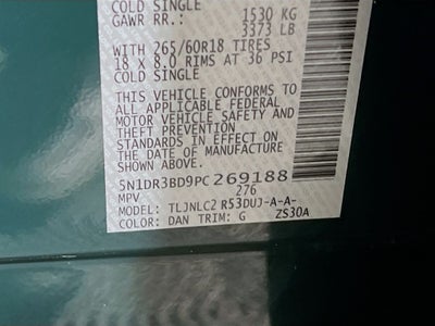 2023 Nissan Pathfinder Rock Creek