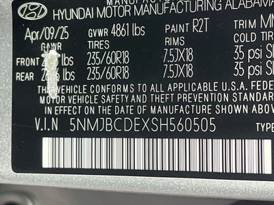 2025 Hyundai Tucson SEL