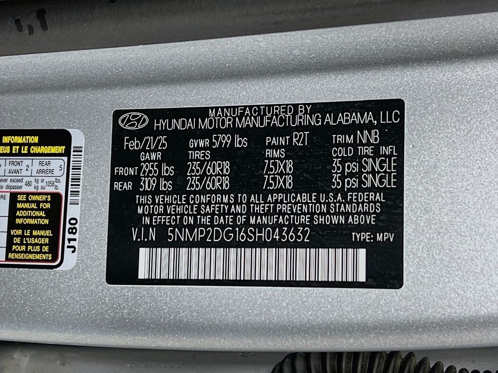 2025 Hyundai Santa Fe Hybrid SEL