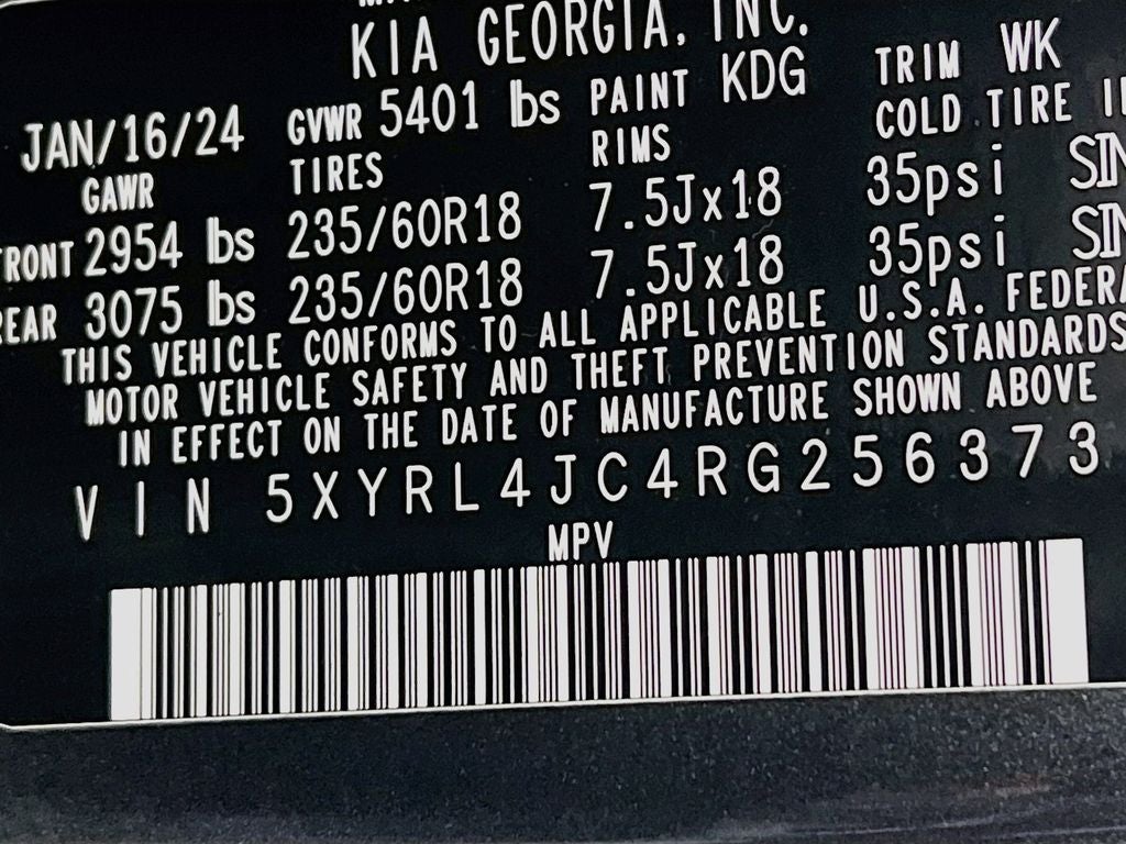 2024 Kia Sorento S