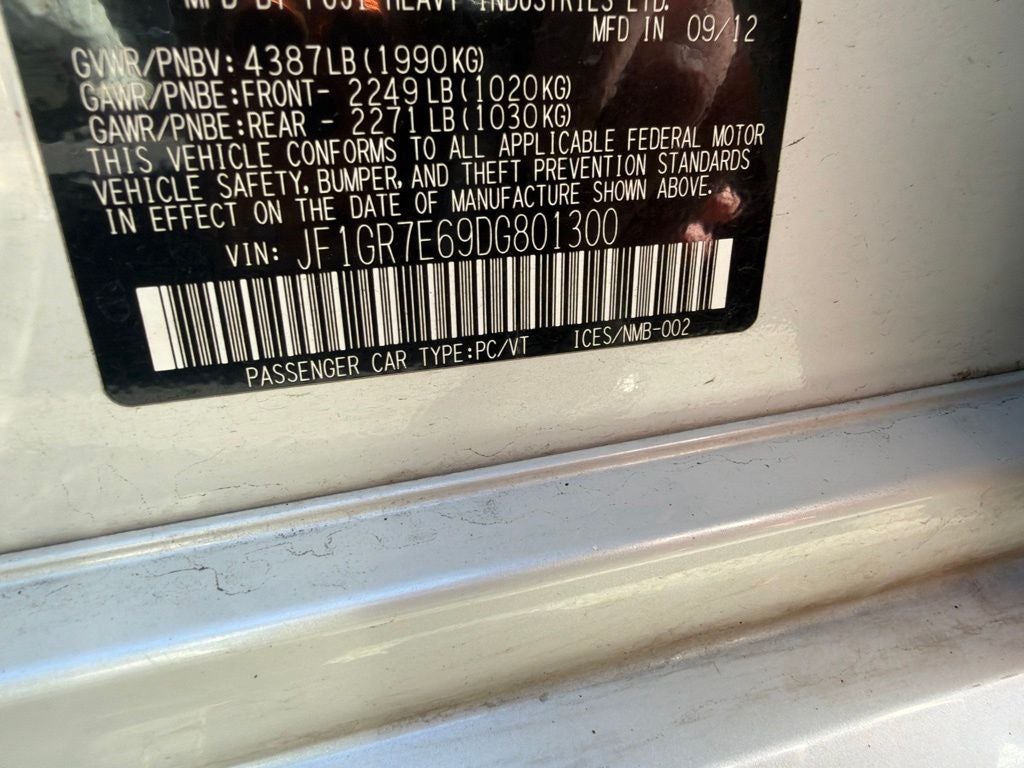 2013 Subaru Impreza WRX Premium