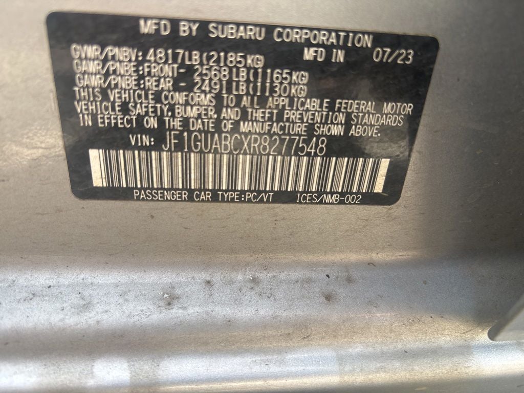 2024 Subaru Impreza Base