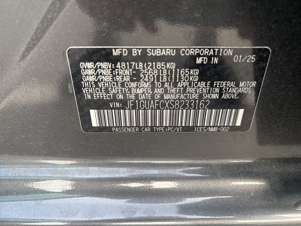 2025 Subaru Impreza Sport