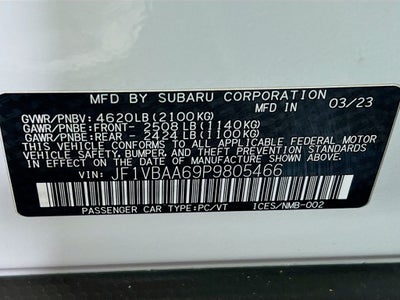 2023 Subaru WRX Base