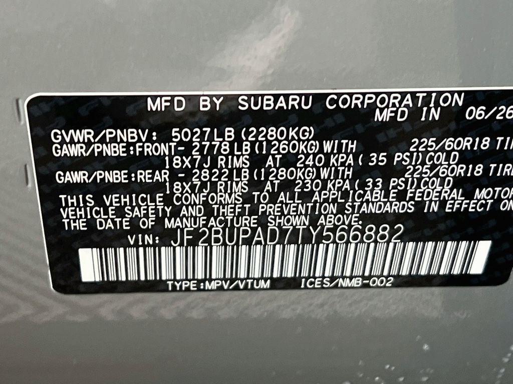 2026 Subaru OUTBACK Premium