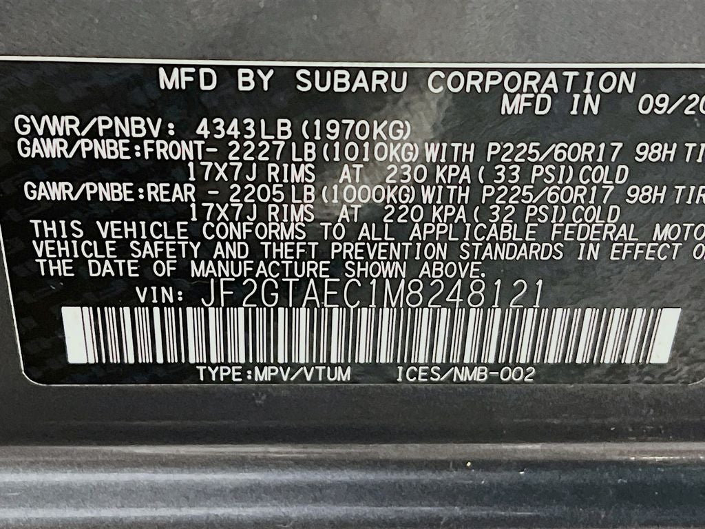 2021 Subaru Crosstrek Premium