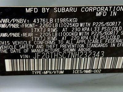 2022 Subaru Crosstrek Sport