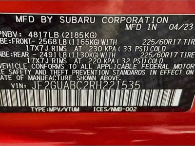 2024 Subaru Crosstrek Base