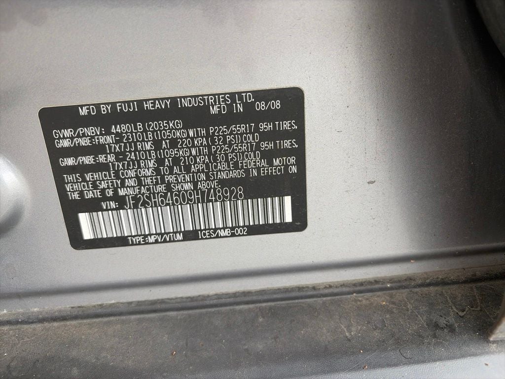 2009 Subaru Forester 2.5X Limited