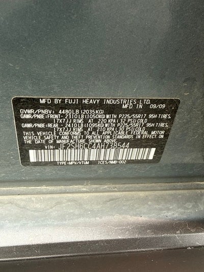 2010 Subaru Forester 2.5X Premium