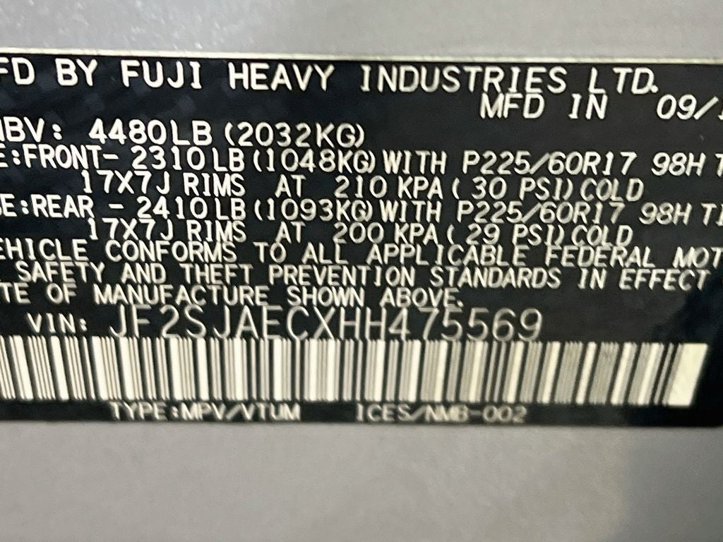 2017 Subaru Forester 2.5i Premium