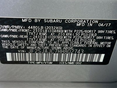 2017 Subaru Forester 2.5i Limited
