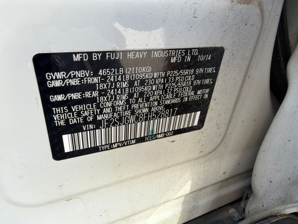 2015 Subaru Forester 2.0XT Touring
