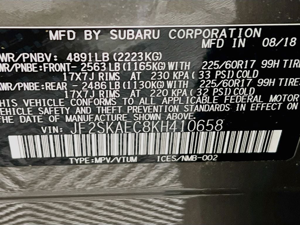 2019 Subaru Forester Premium