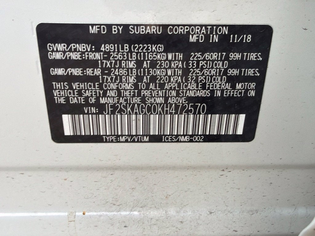 2019 Subaru Forester Premium