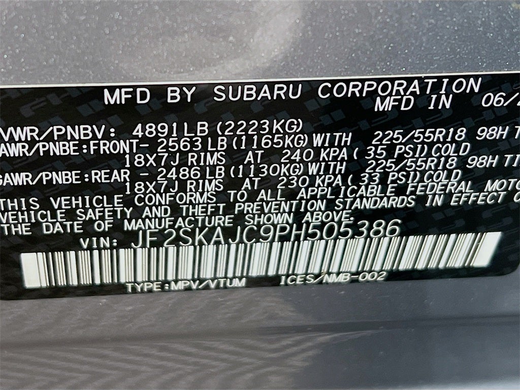 2023 Subaru Forester Sport