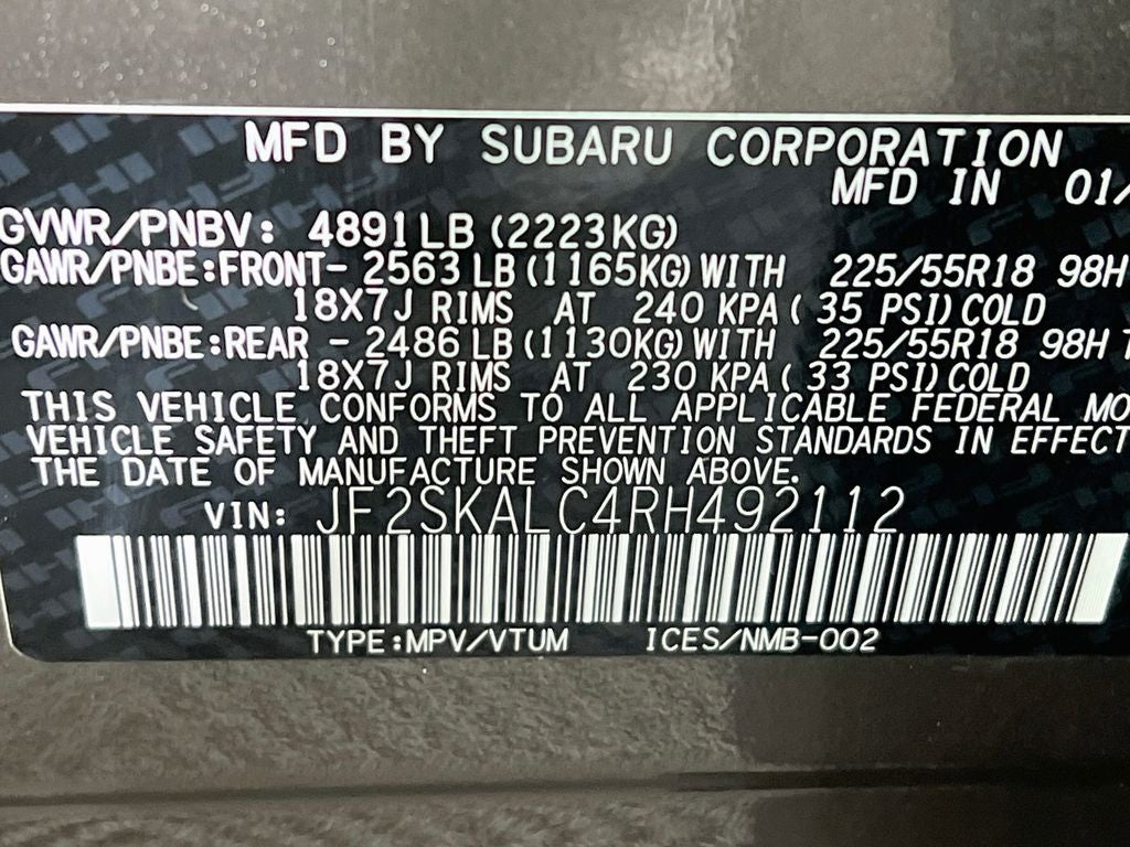 2024 Subaru Forester Limited