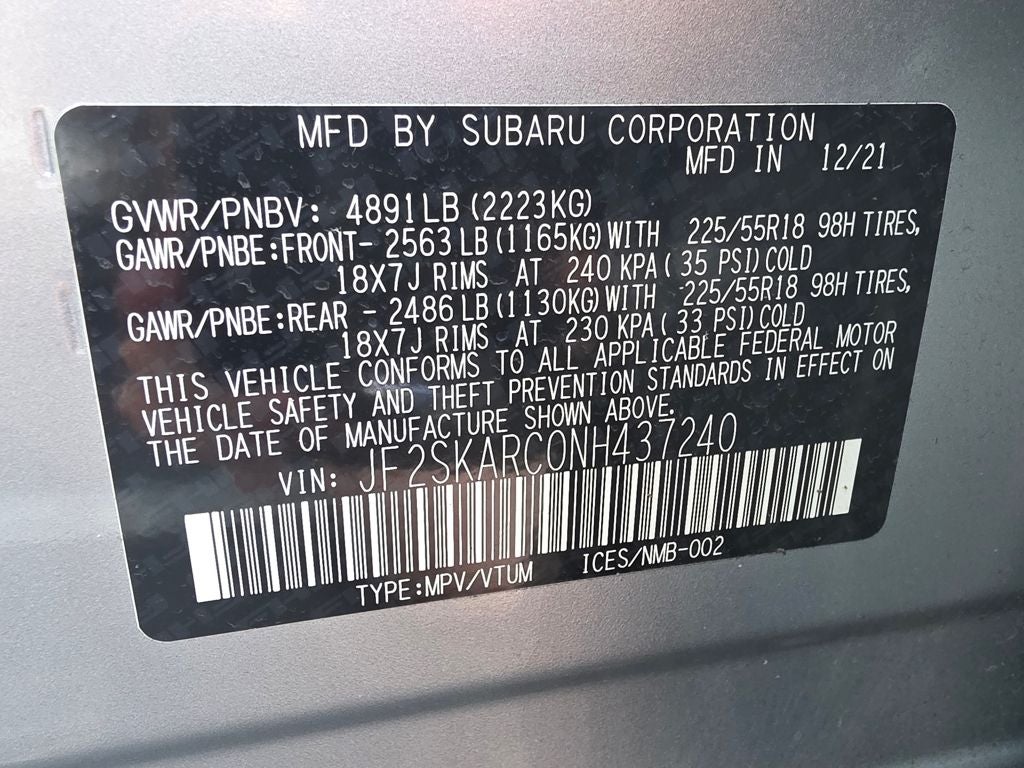 2022 Subaru Forester Touring
