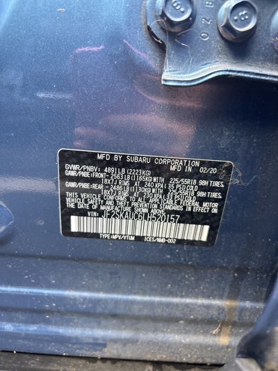 2020 Subaru Forester Limited