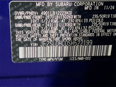 2025 Subaru Forester Sport