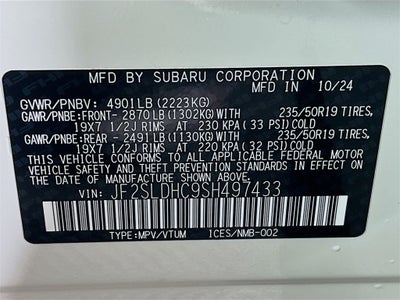 2025 Subaru Forester Sport