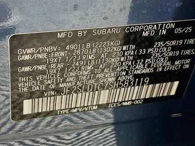 2025 Subaru Forester Touring