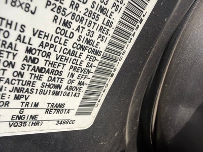 2009 INFINITI FX35 Base