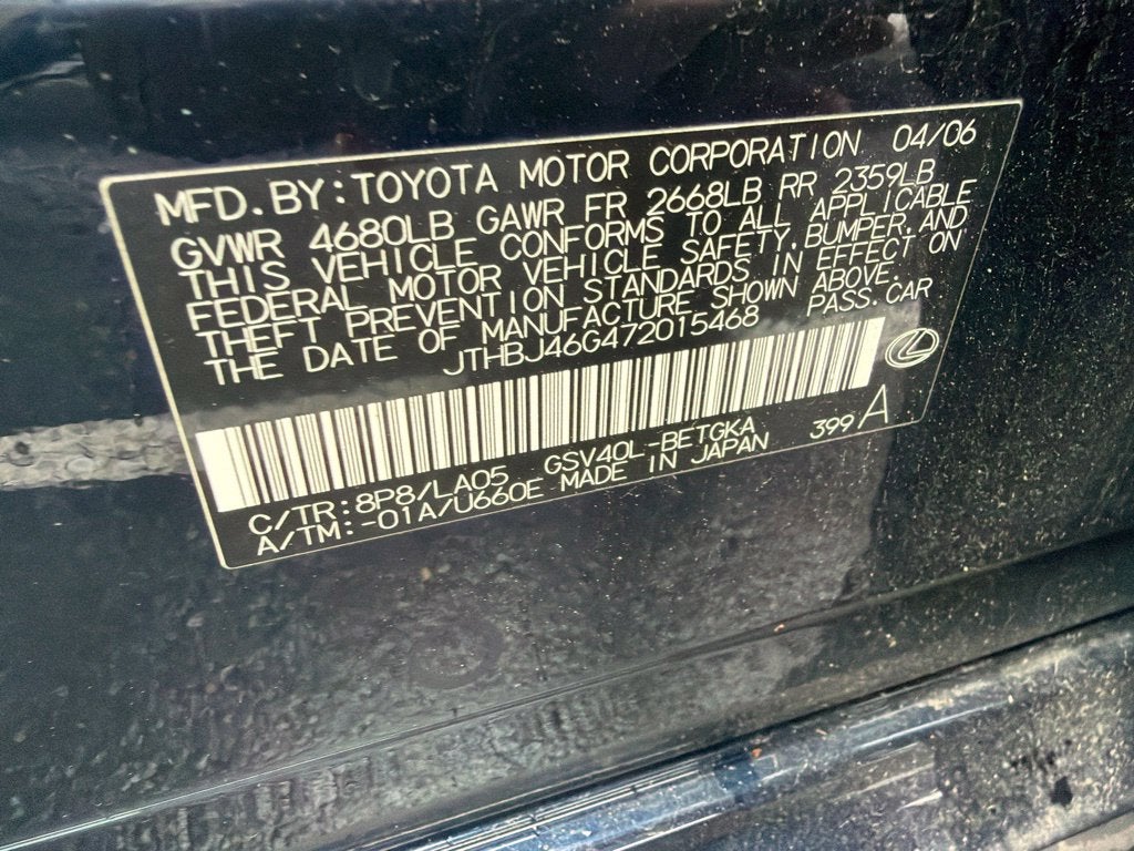 2007 Lexus ES 350