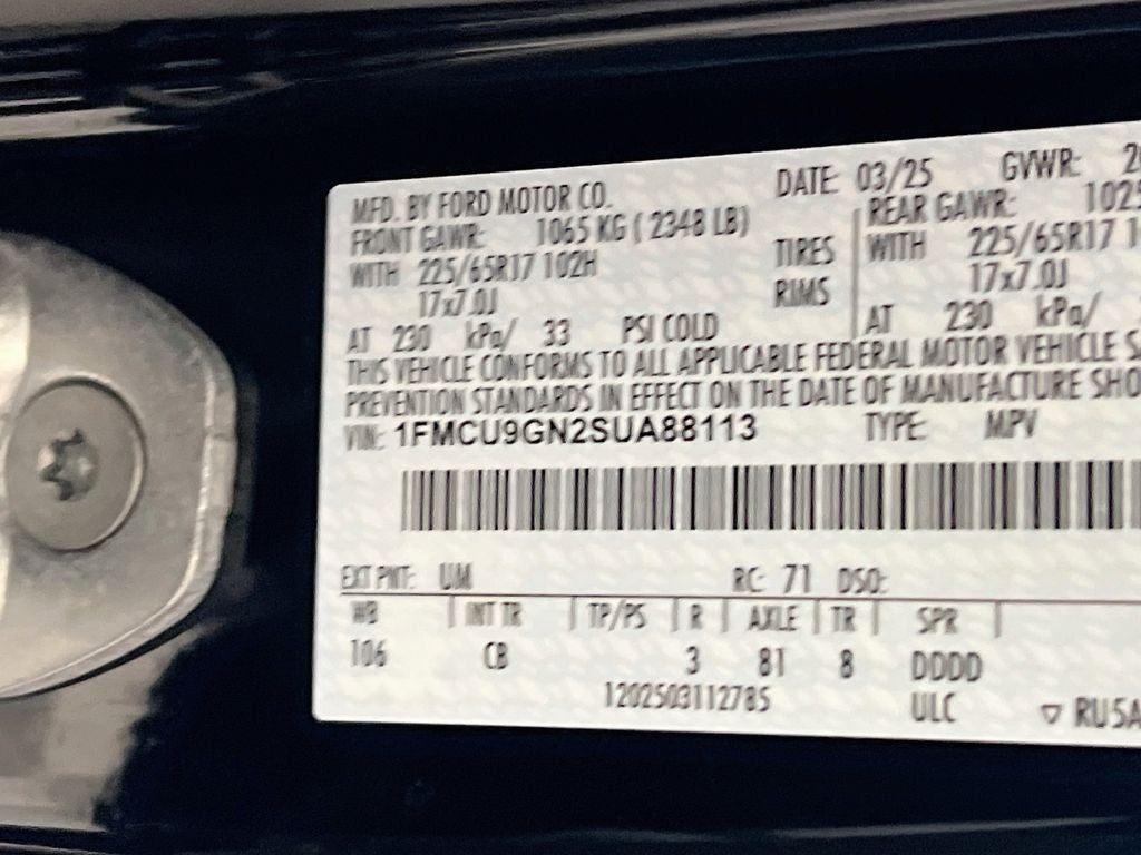 2025 Ford Escape Active