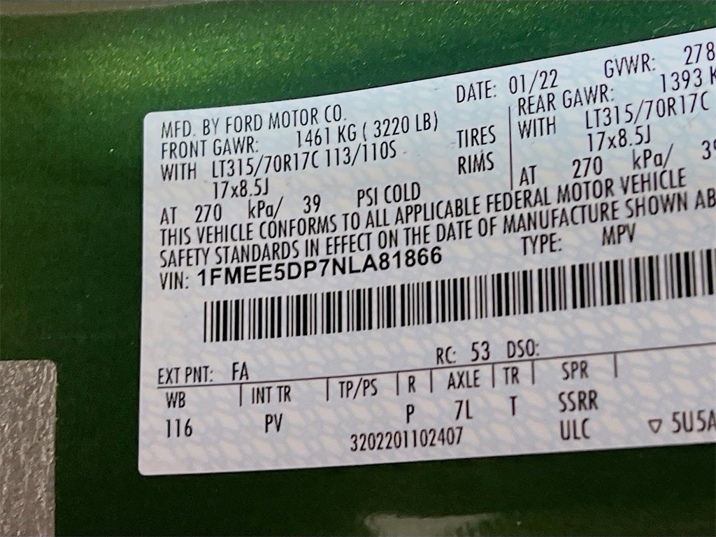 2022 Ford Bronco Wildtrak