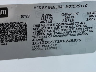 2023 Chevrolet Malibu LT 1LT
