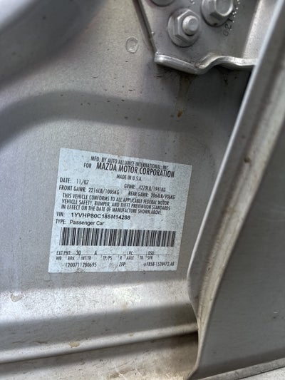 2008 Mazda Mazda6 i Sport VE