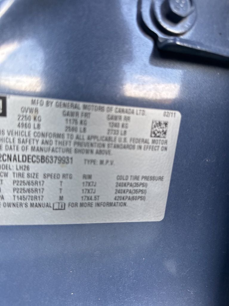 2011 Chevrolet Equinox LT 1LT