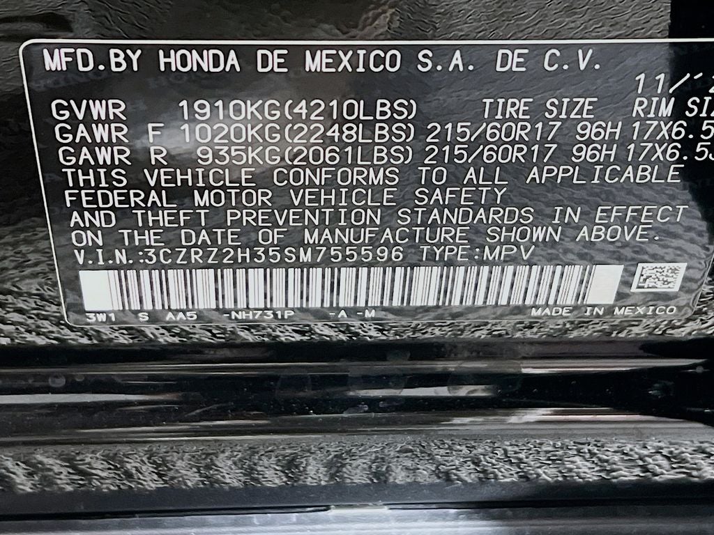 2025 Honda HR-V LX