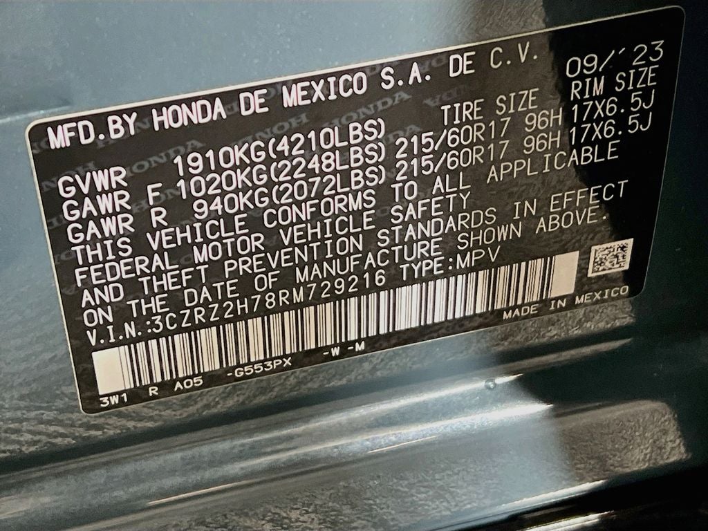 2024 Honda HR-V EX-L