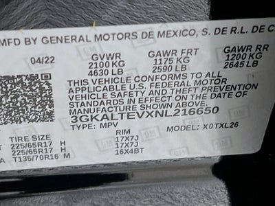2022 GMC Terrain SLE