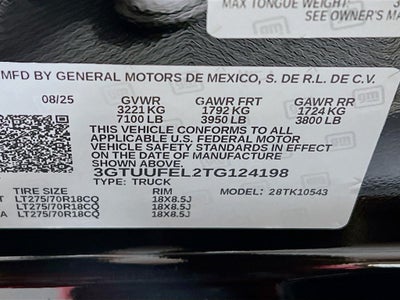 2026 GMC Sierra 1500 AT4X