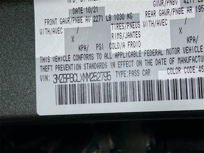 2021 Mazda Mazda3 Preferred