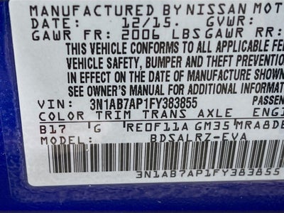 2015 Nissan Sentra SR