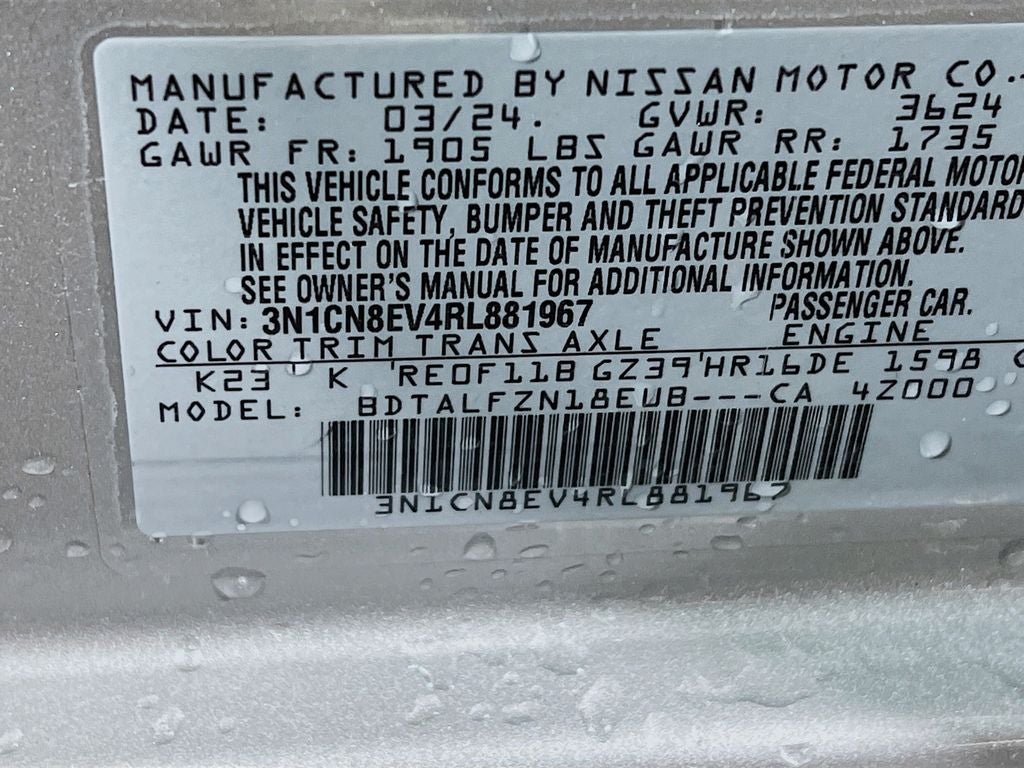 2024 Nissan Versa 1.6 SV