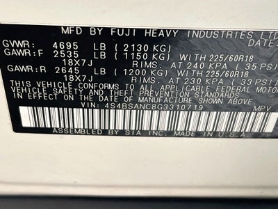 2016 Subaru Outback 2.5i Limited