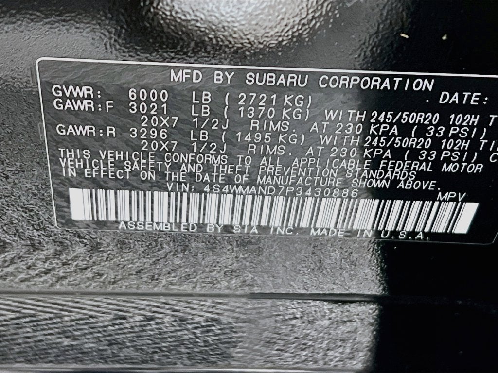2023 Subaru Ascent Limited