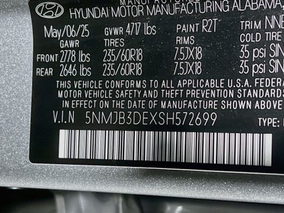 2025 Hyundai Tucson SEL