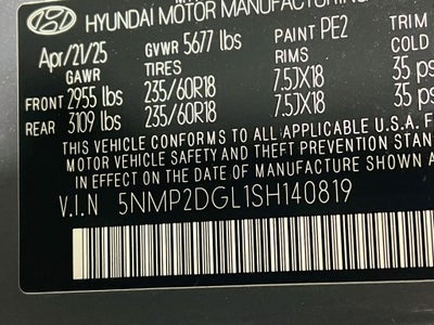 2025 Hyundai Santa Fe SEL