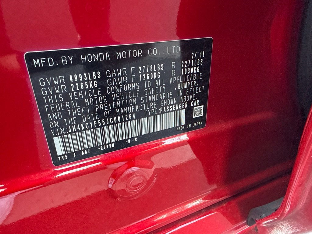 2018 Acura RLX Base