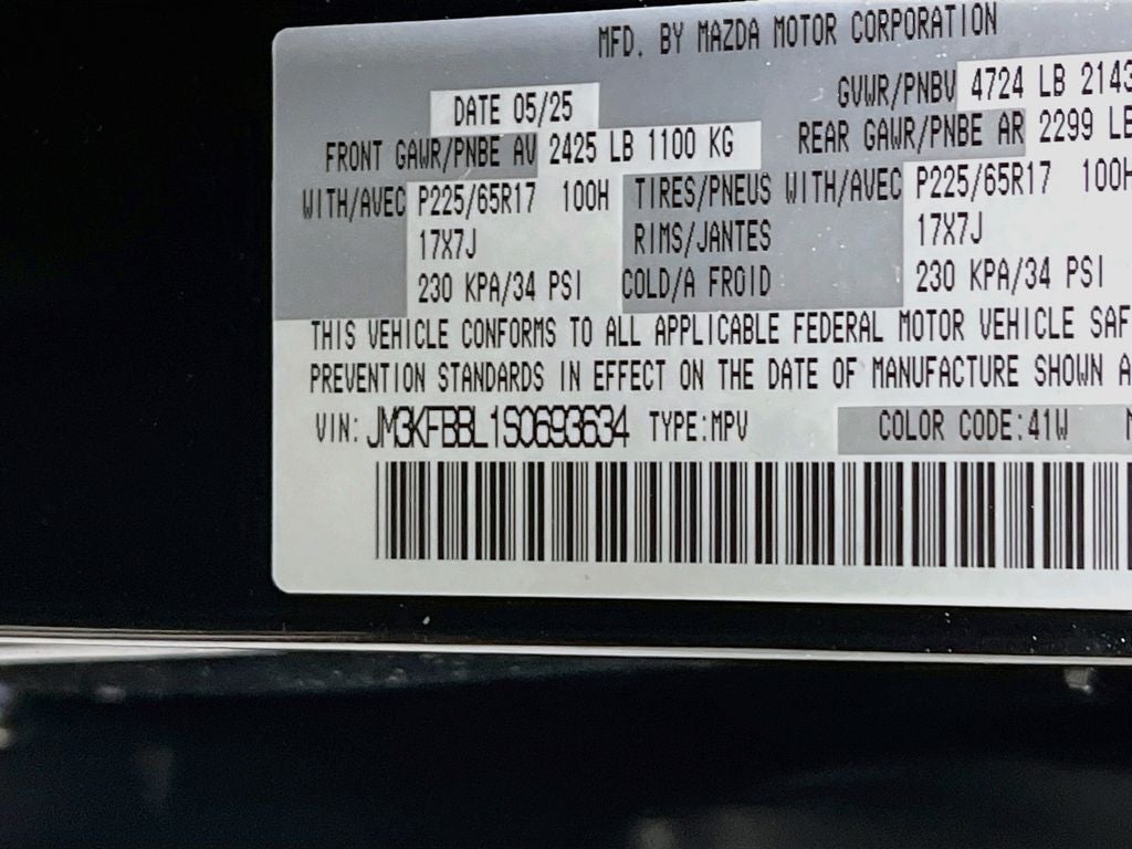 2025 Mazda Mazda CX-5 2.5 S Select Package
