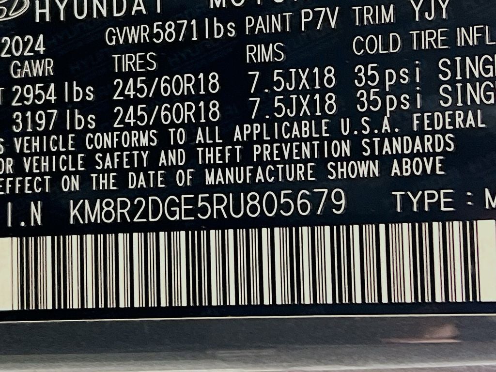 2024 Hyundai Palisade SEL 7 Passenger