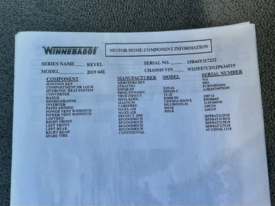 2018 Winnebago Revel 2019 44E