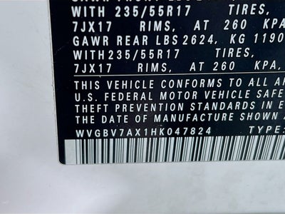2017 Volkswagen Tiguan Limited 2.0T 4Motion
