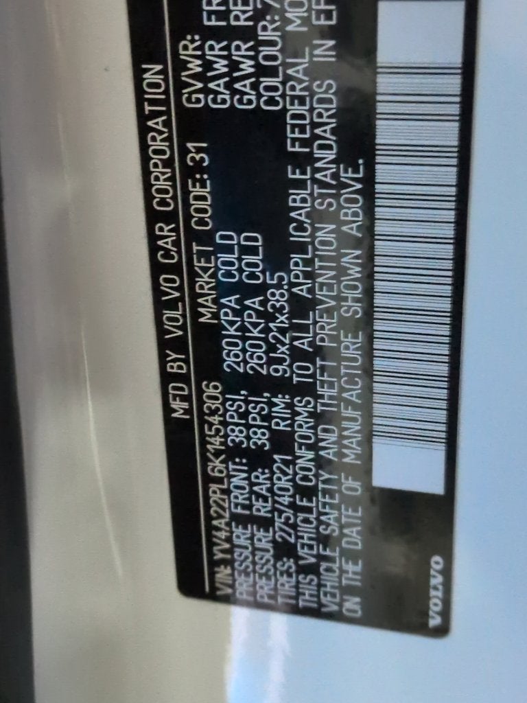 2019 Volvo XC90 T6 Inscription